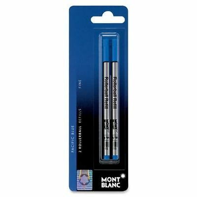 1 Pack - Genuine - Montblanc Rollerball Pen Refills - Blue - Fine Point (sale!)
