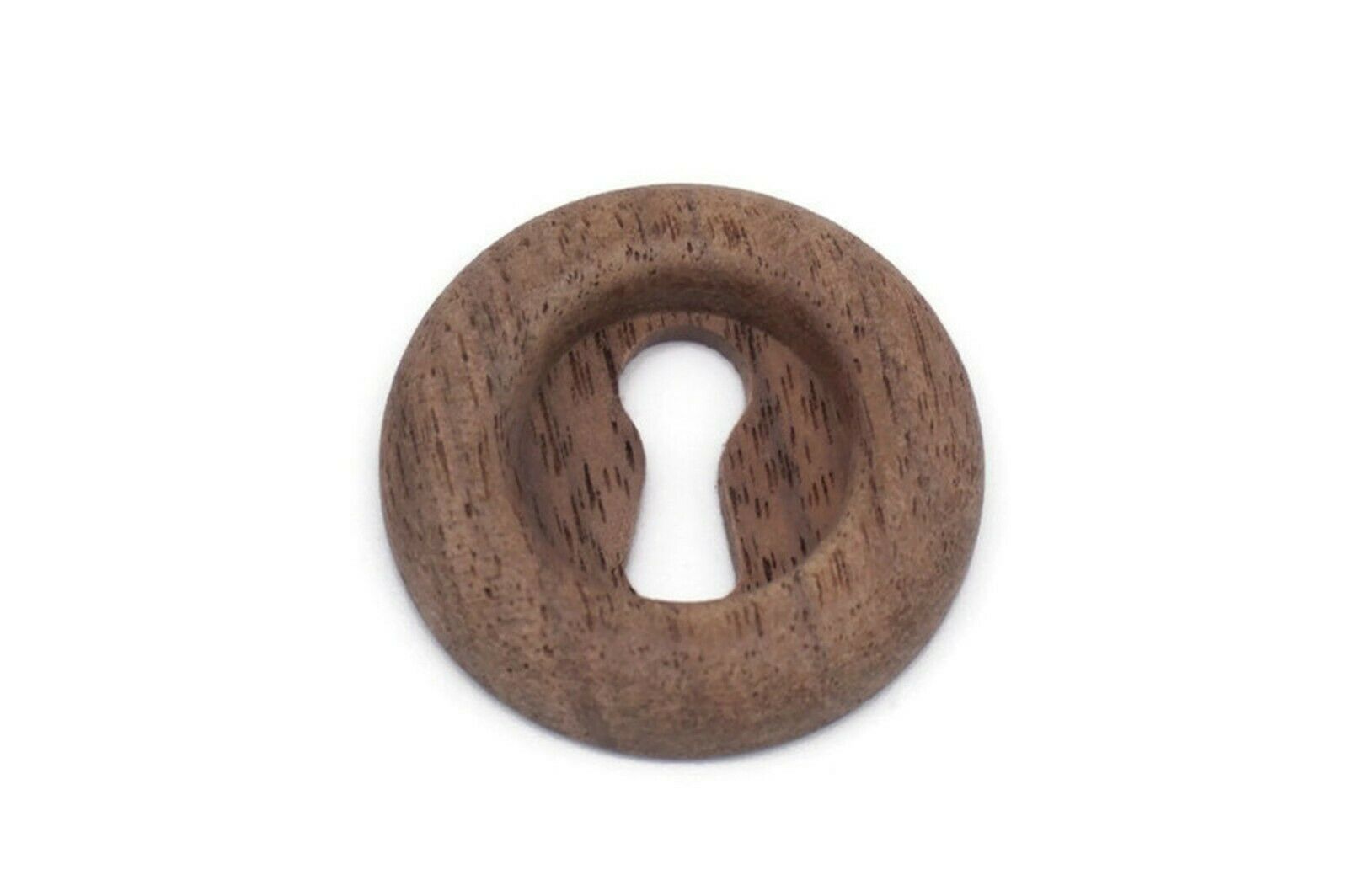 Keyhole Cover Plates Wood Escutcheon Furniture Lock Cover Walnut Antique Locks